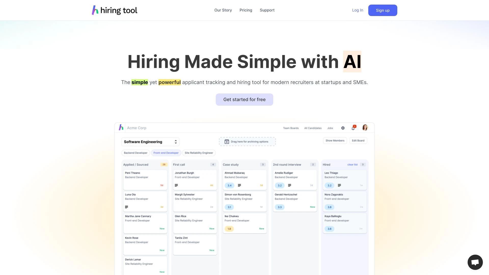 hiring tool - AI Tool Ocean