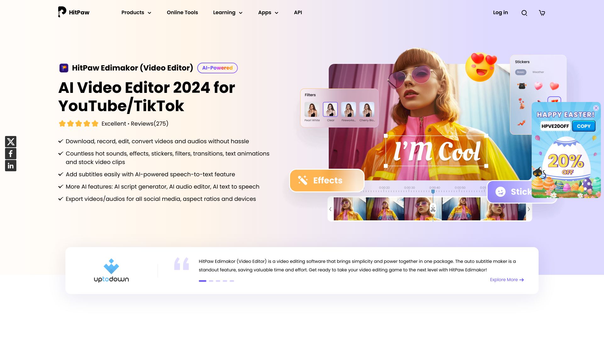 HitPaw Edimakor - AI Tool Ocean