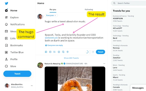 Hugo AI - Chrome Extension - AI Tool Ocean