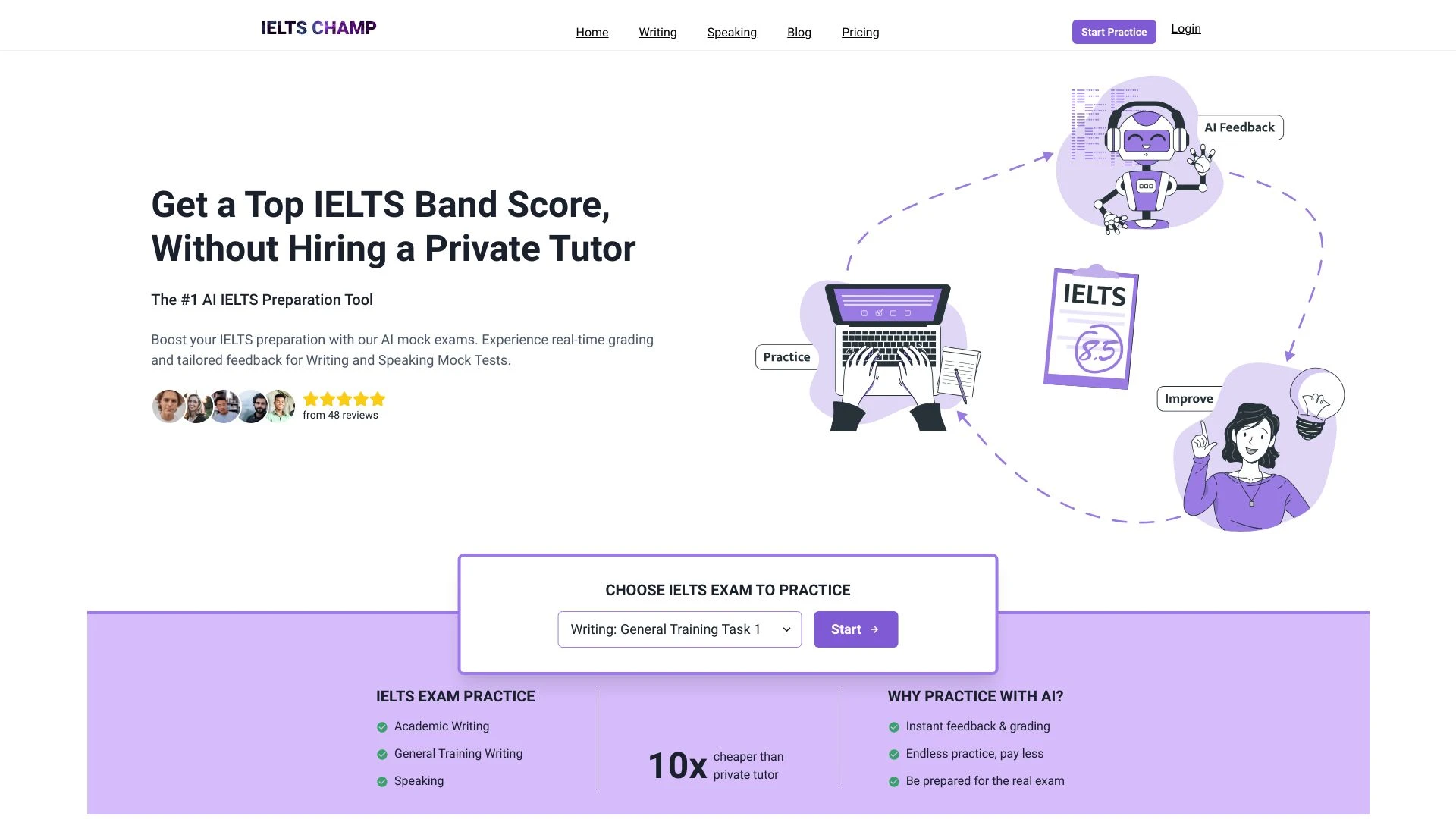 IELTS CHAMP - AI Tool Ocean