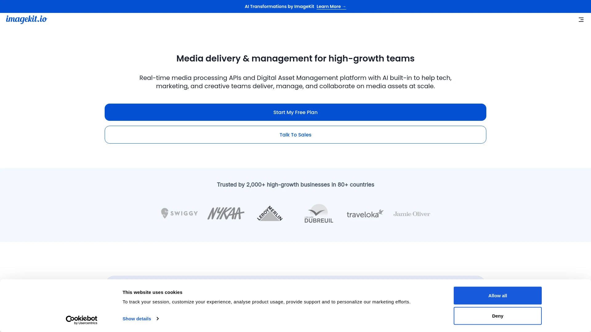 ImageKit.io - AI Tool Ocean