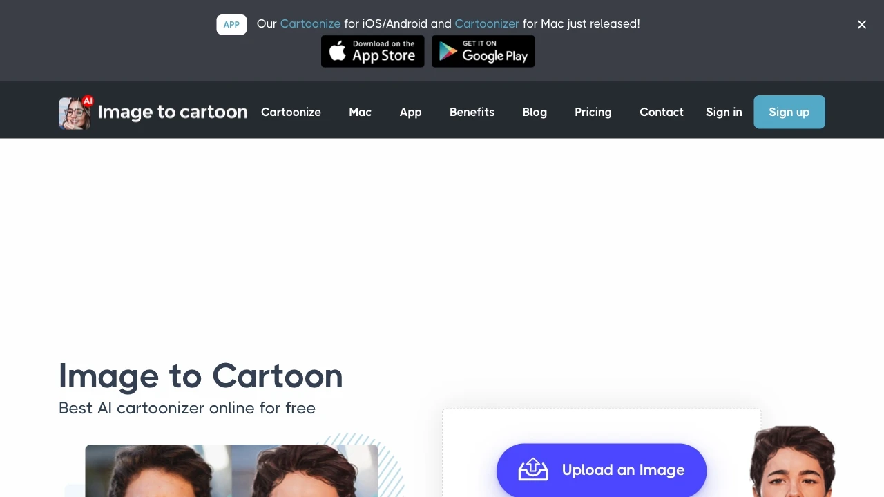 Imagetocartoon - AI Tool Ocean