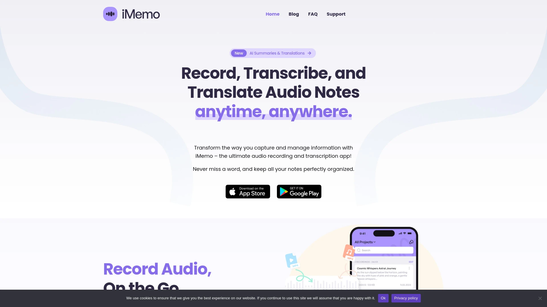 iMemo - AI Tool Ocean