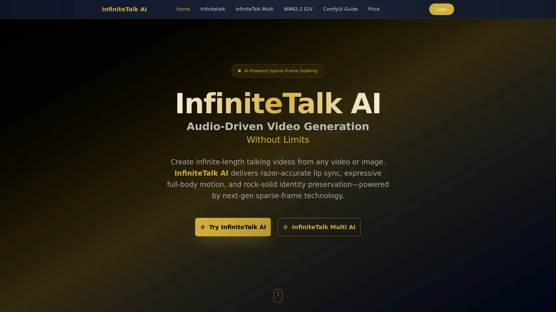 InfiniteTalk AI - AI Tool Ocean