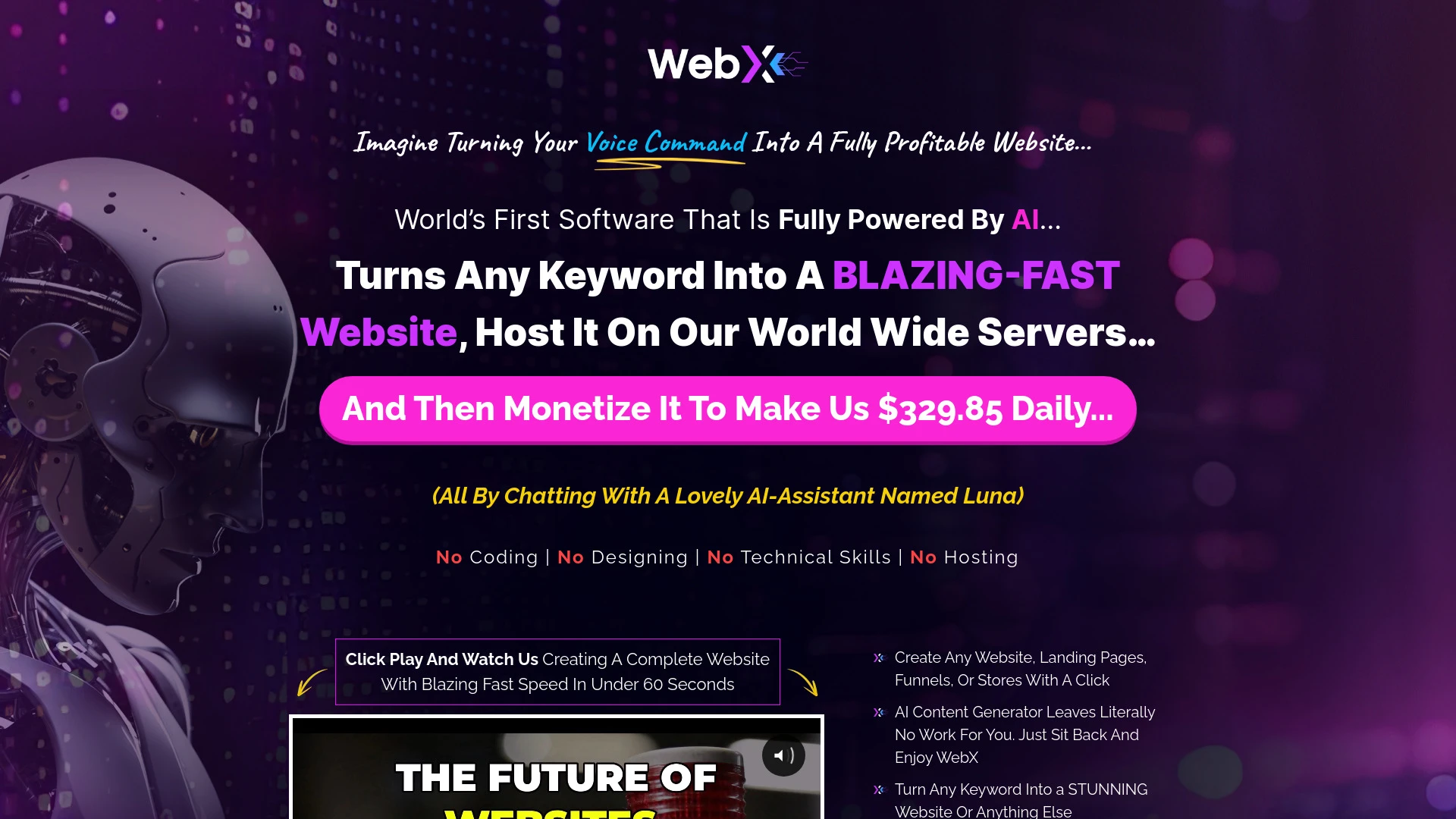 Instant Website Generator - AI Tool Ocean