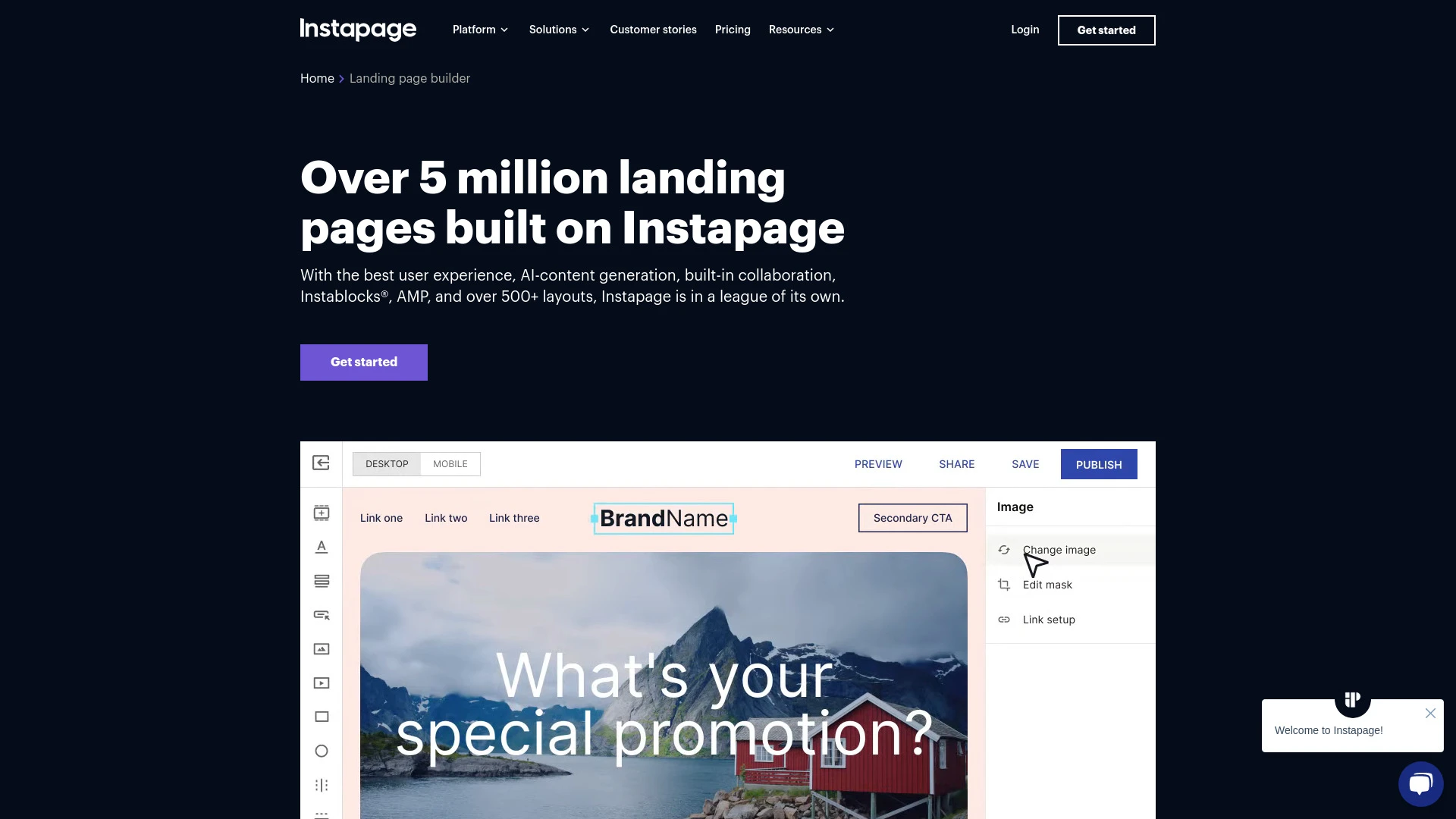 Instapage - AI Tool Ocean