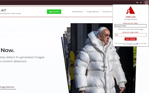 IsItAI.com - Chrome Extension - AI Tool Ocean