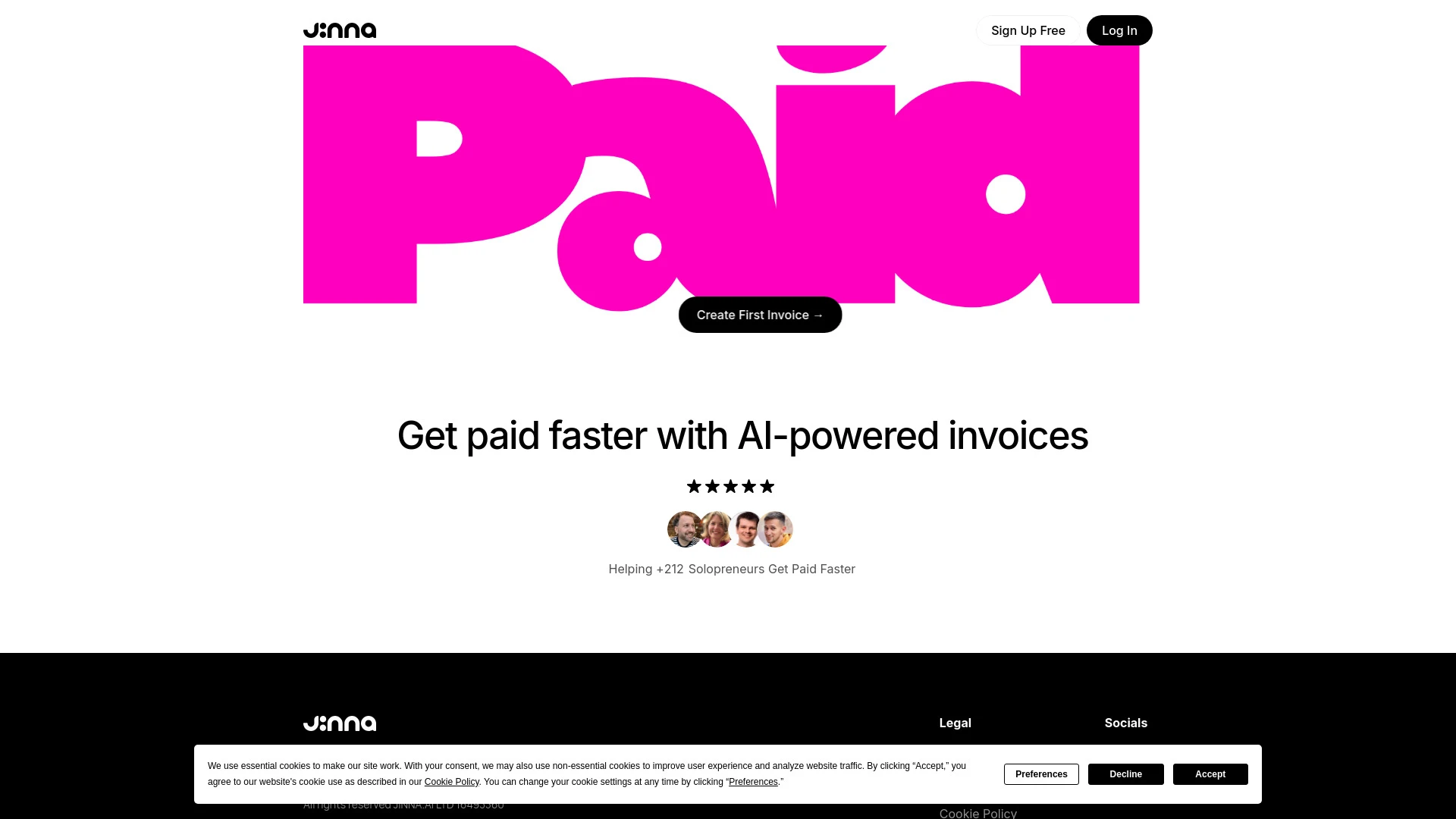 Jinna.ai - AI Tool Ocean