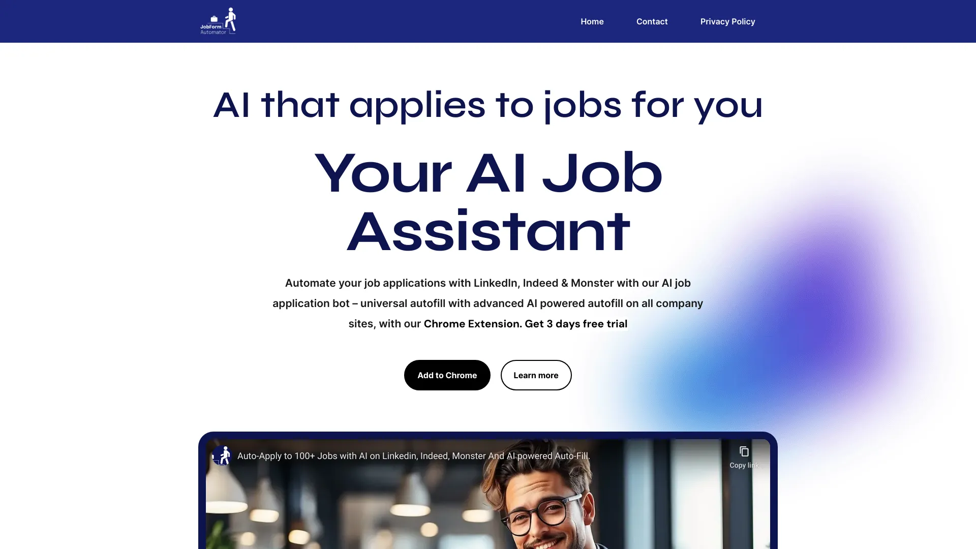 JobForm Automator - AI Tool Ocean
