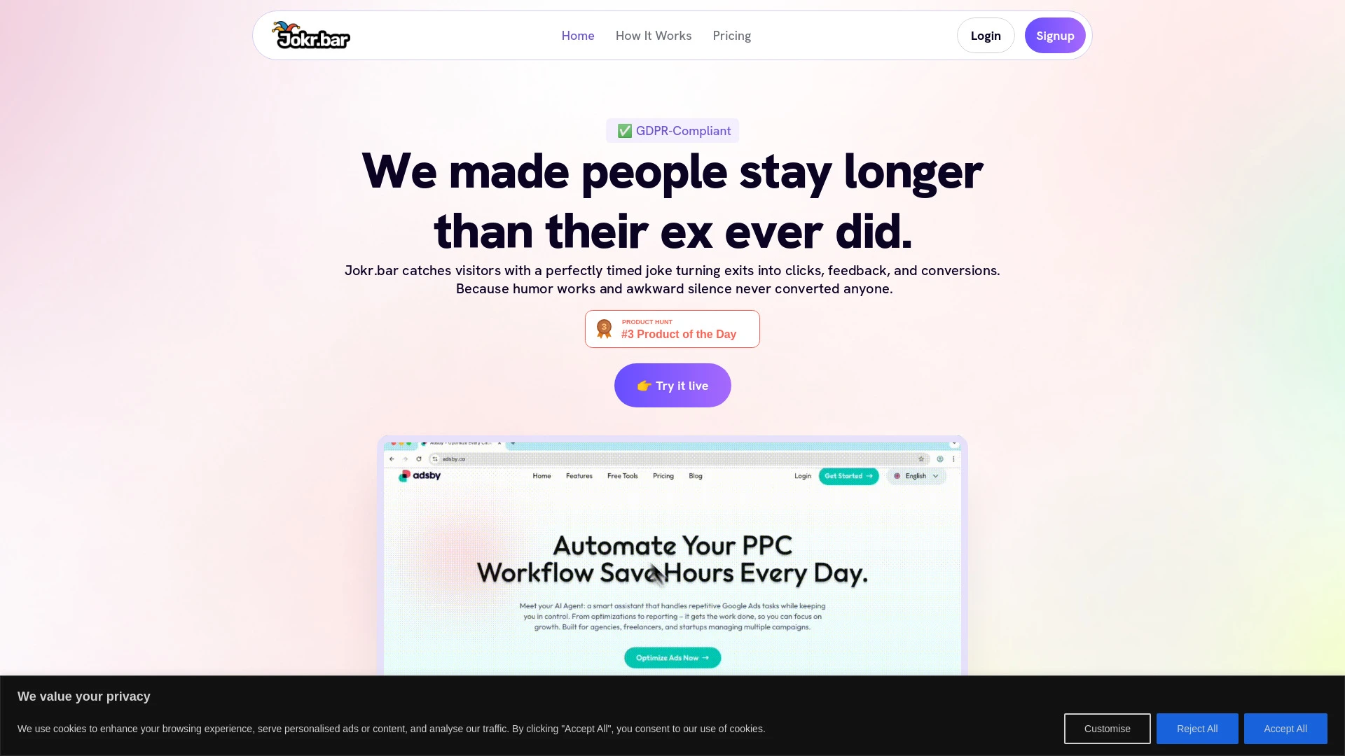 Jokr.bar - AI Tool Ocean