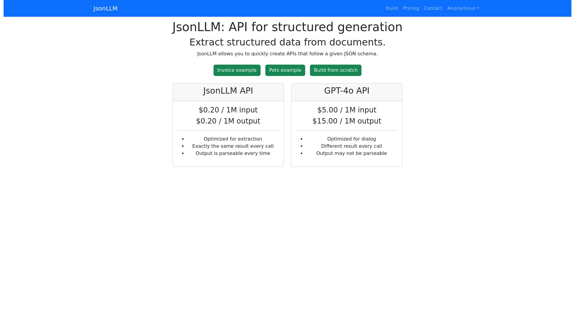 JsonLLM - AI Tool Ocean