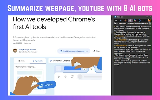 keyNote - Chrome Extension - AI Tool Ocean