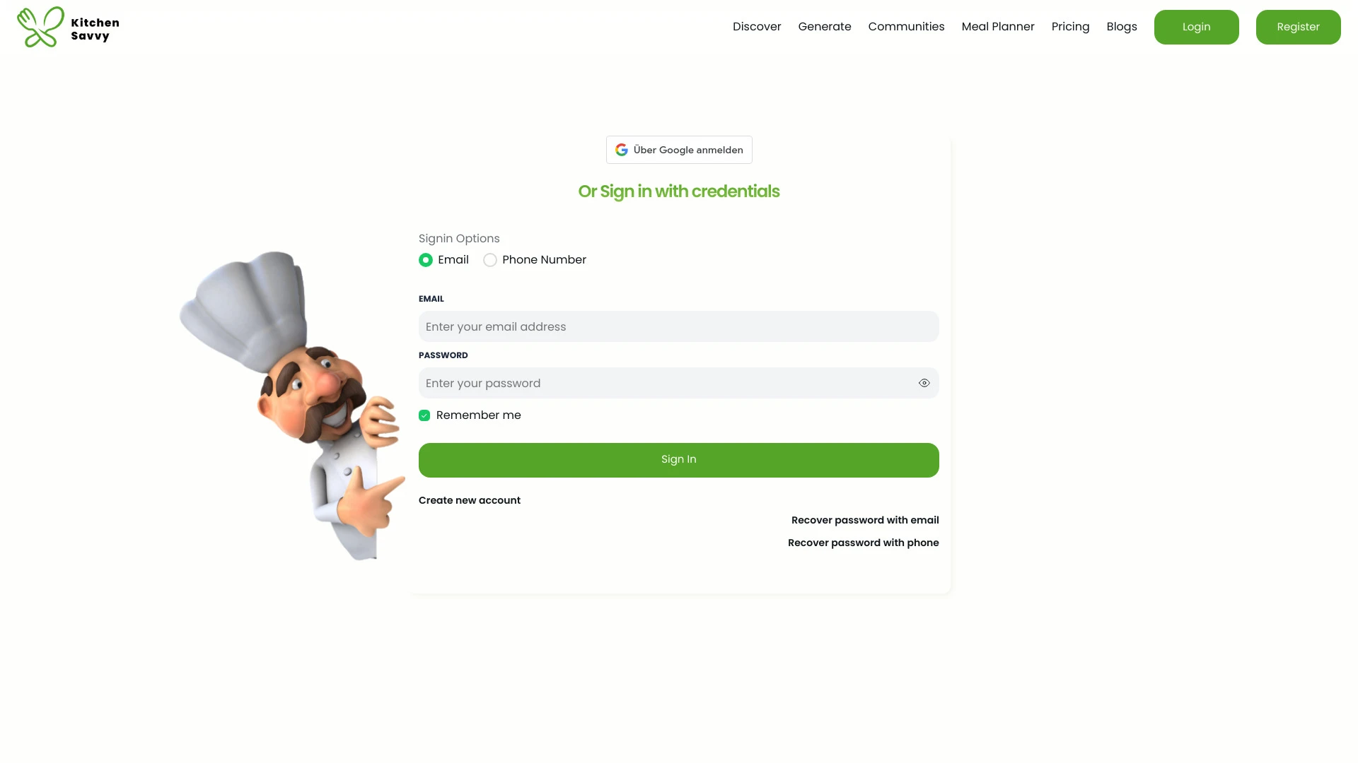 Kitchen Savvy - AI Tool Ocean