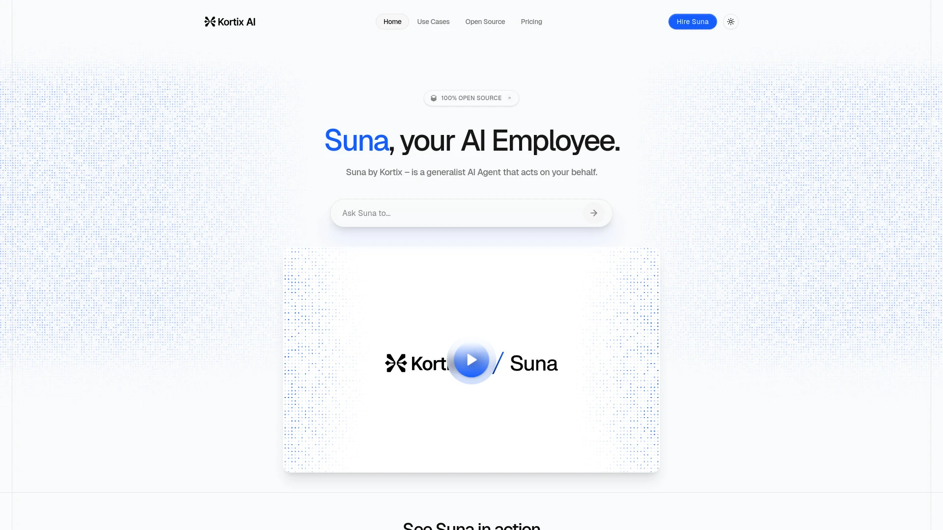Kortix Suna - AI Tool Ocean