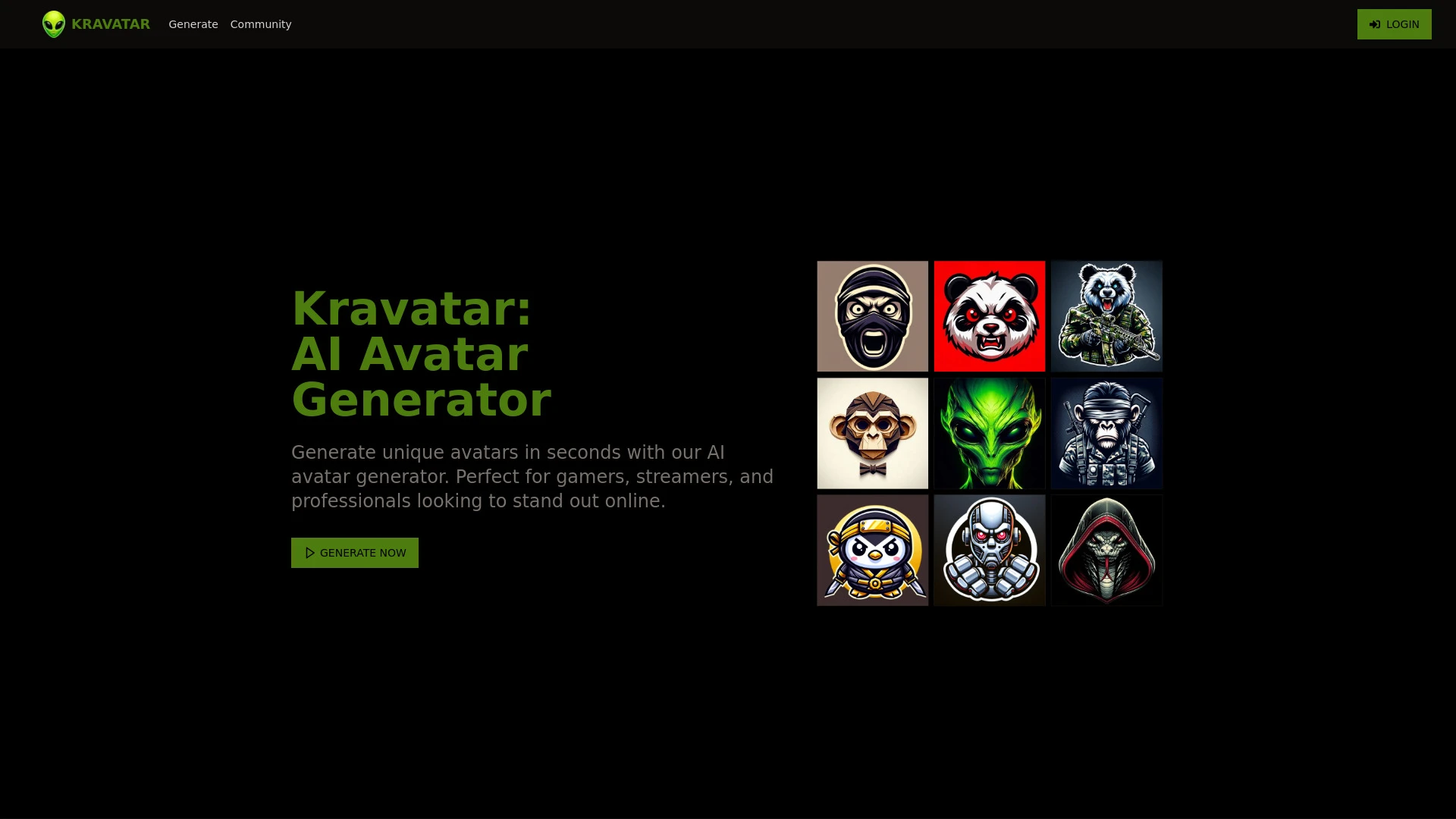 Kravatar - AI Tool Ocean