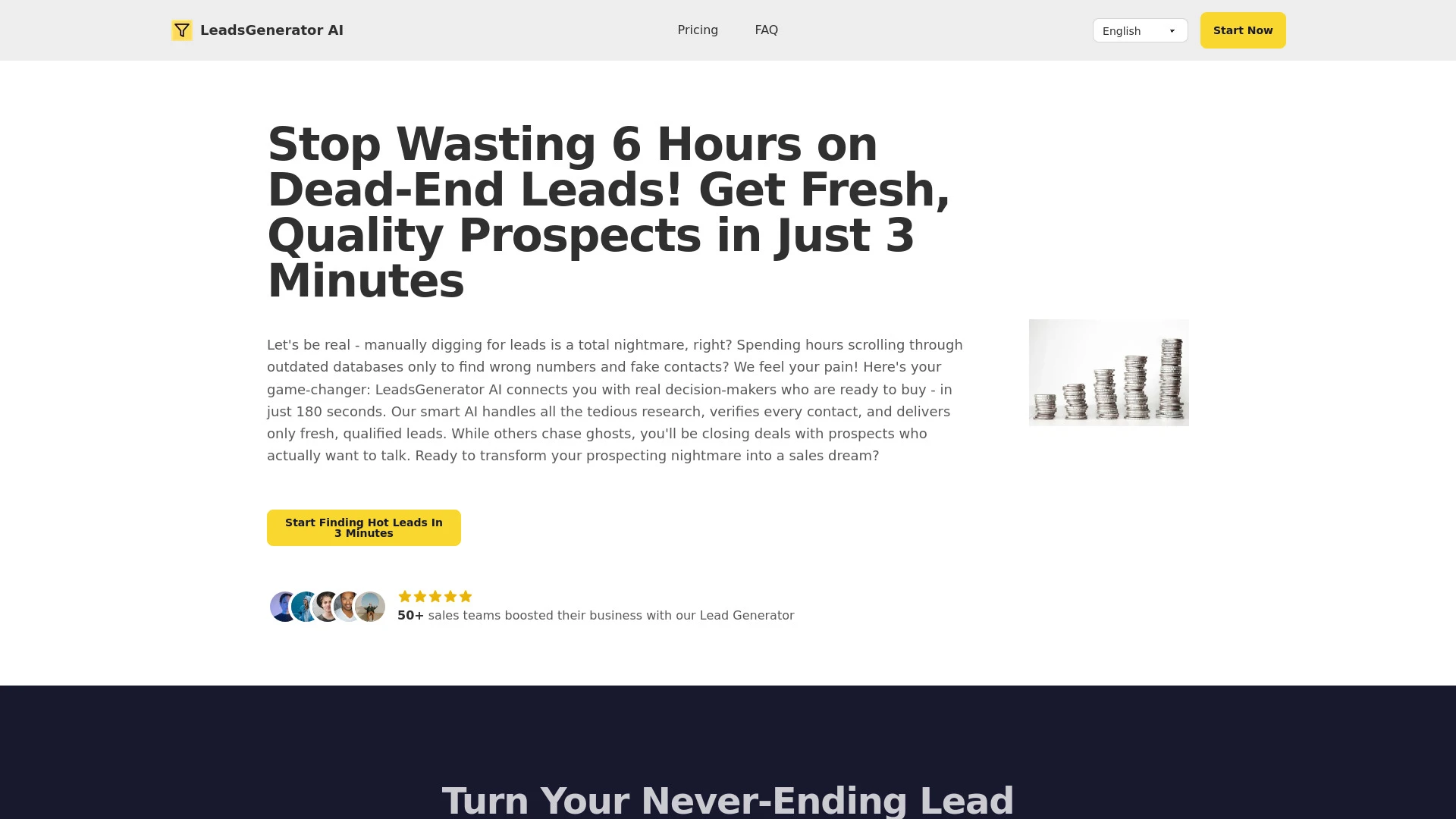 LeadsGenerator AI - AI Tool Ocean