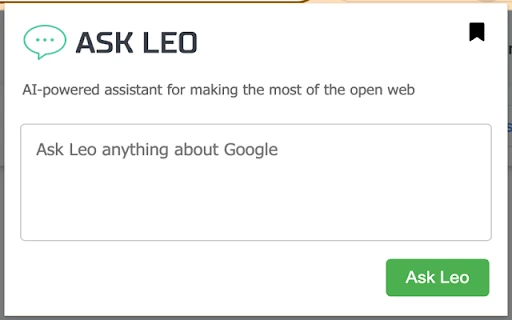 Leo Page Assistant - Chrome Extension - AI Tool Ocean