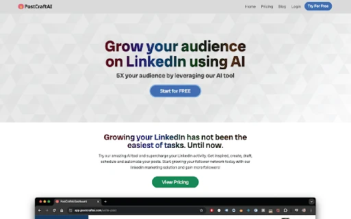 Leverage AI for LinkedIn and Twitter - Chrome Extension - AI Tool Ocean