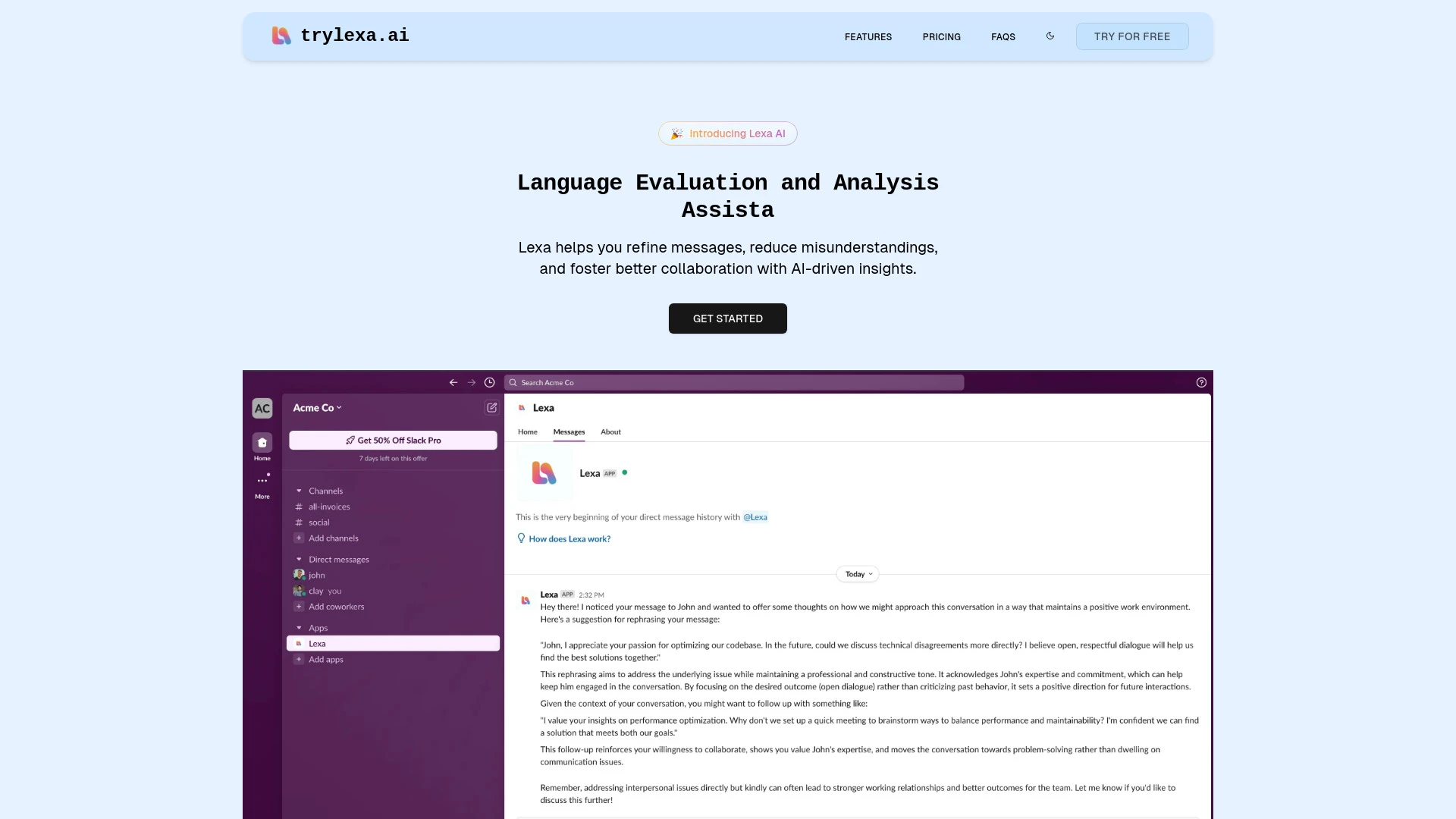 Lexa AI - AI Tool Ocean