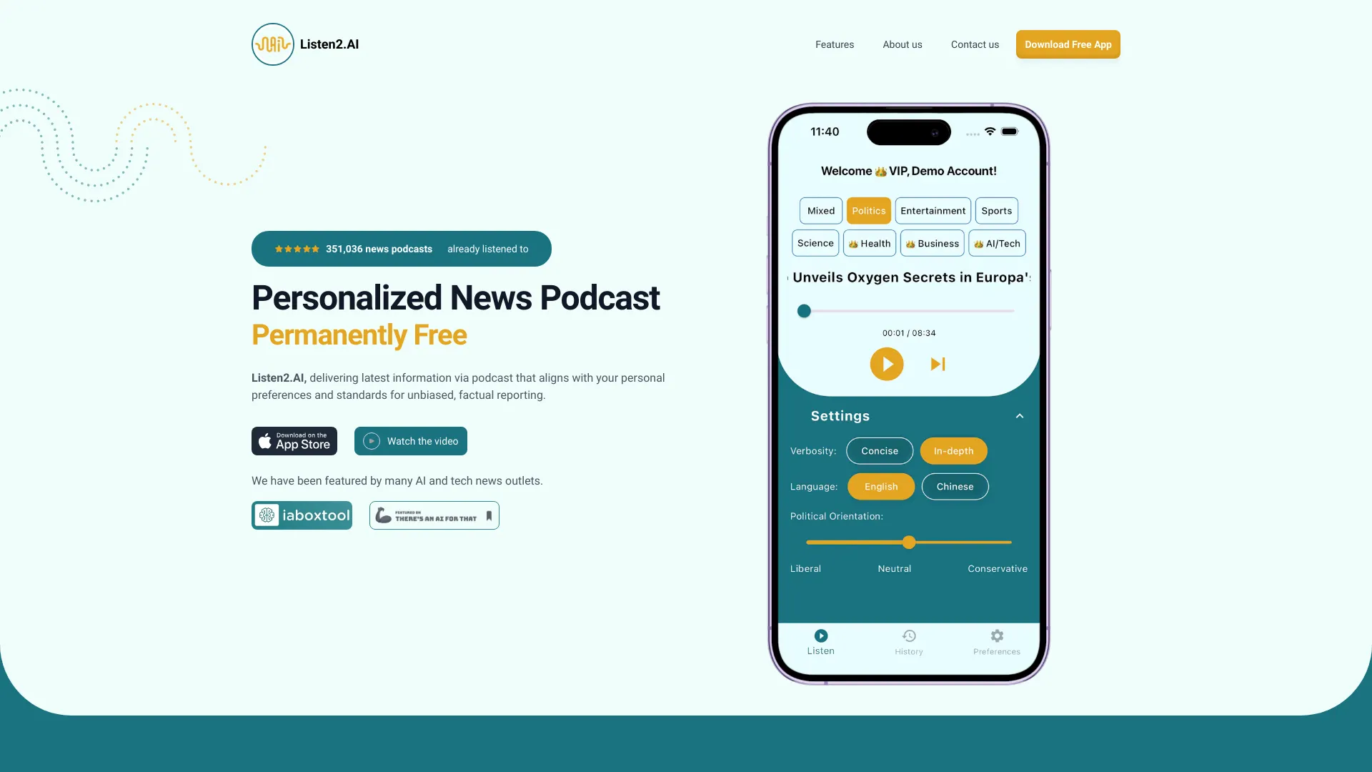 Listen2.AI - AI Tool Ocean