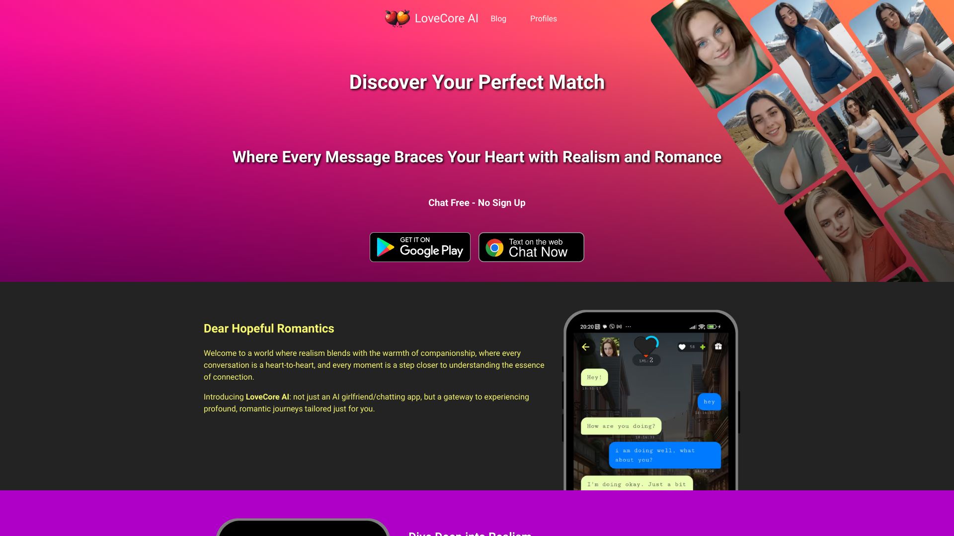 LoveCore AI - AI Tool Ocean