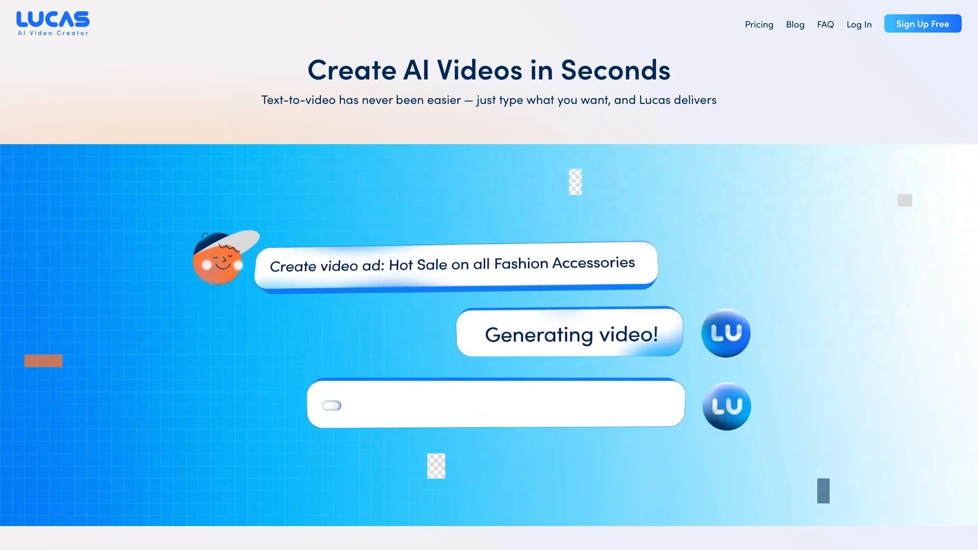 Lucas, AI Video Creator - AI Tool Ocean