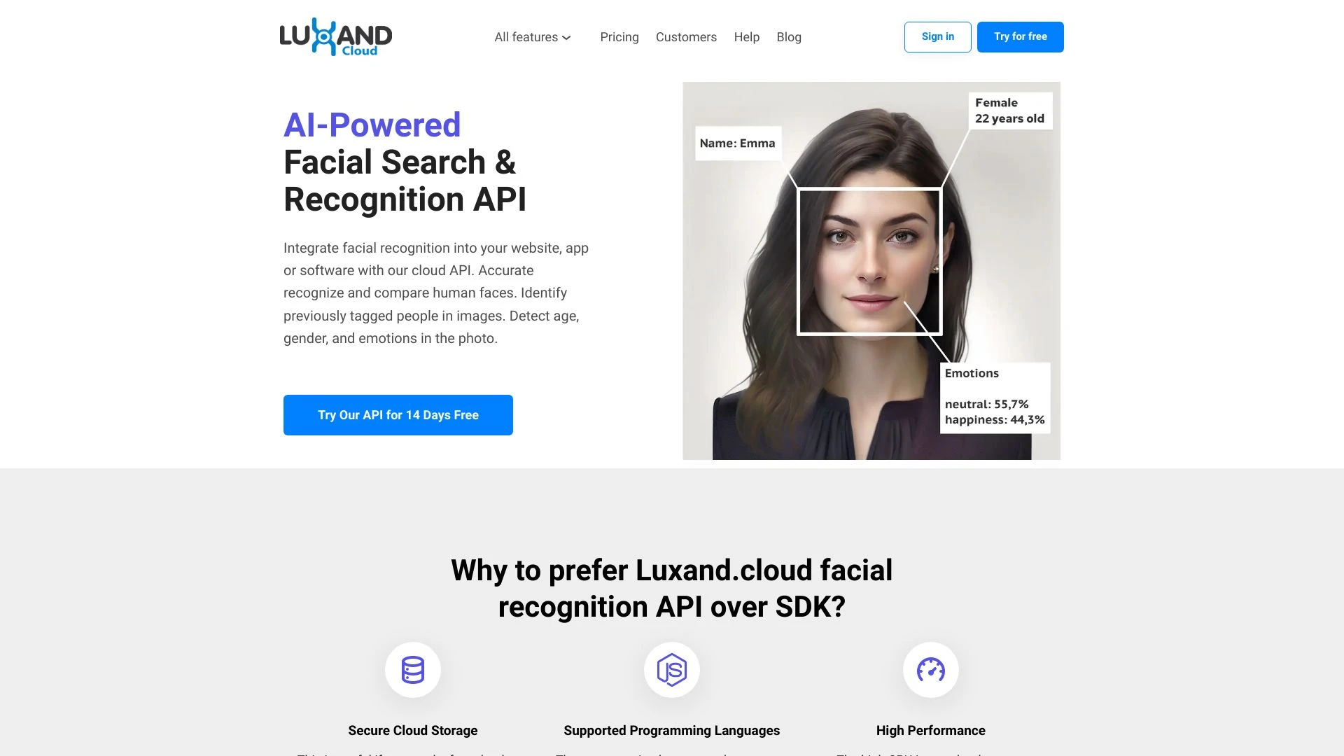 Luxand.cloud - AI Tool Ocean