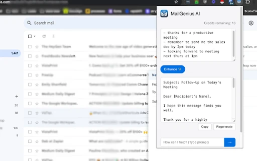 MailGenius AI - Chrome Extension - AI Tool Ocean