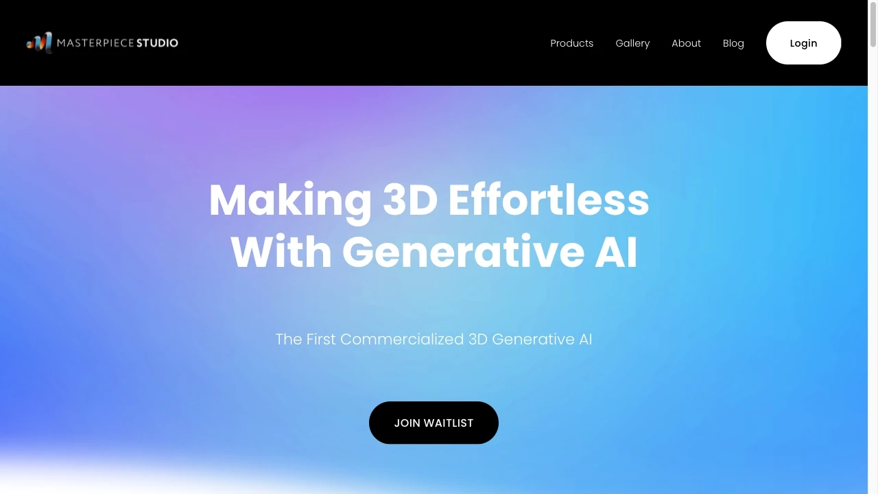 Masterpiece Studio - AI Tool Ocean