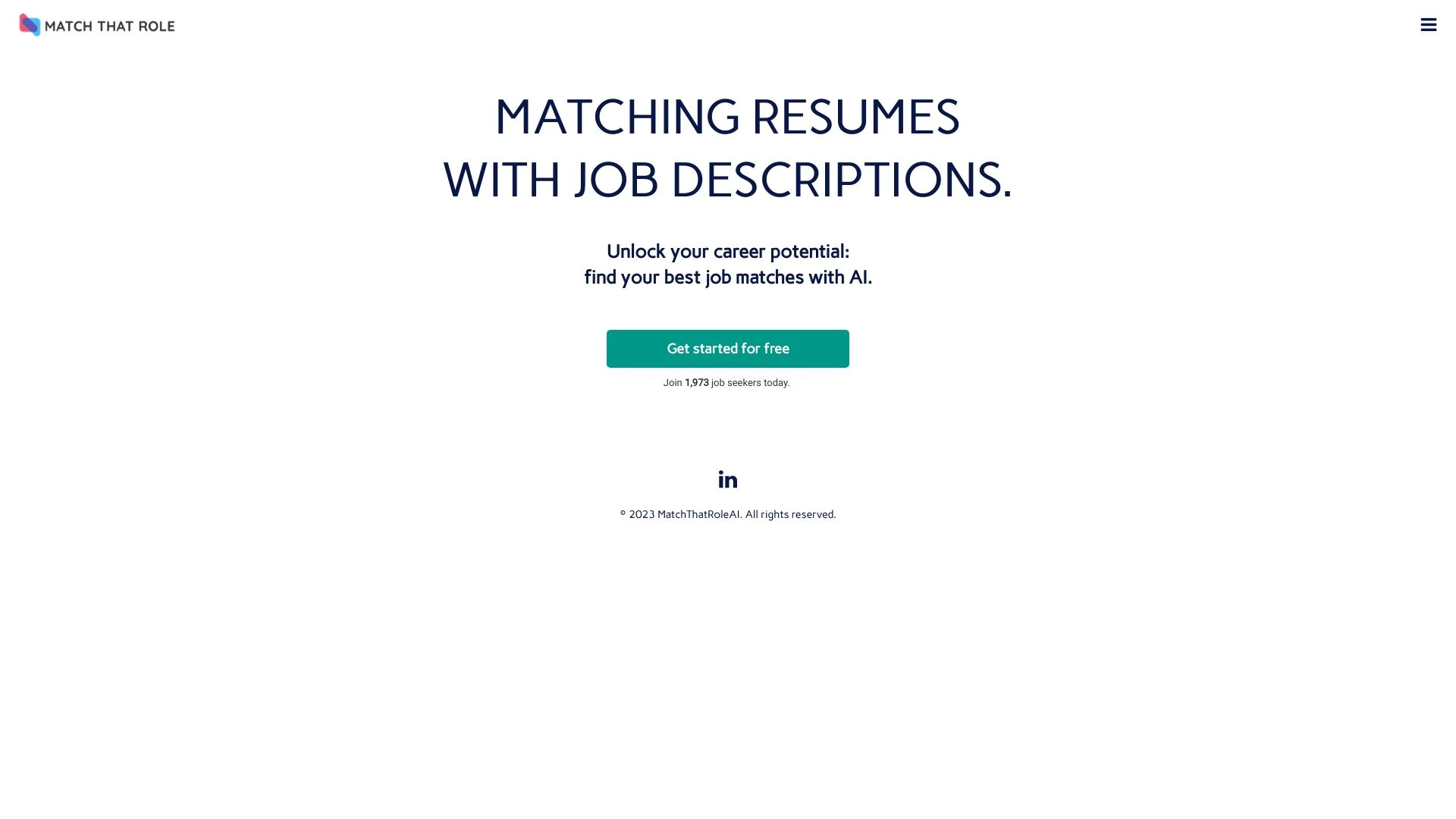 Match That Role AI - AI Tool Ocean