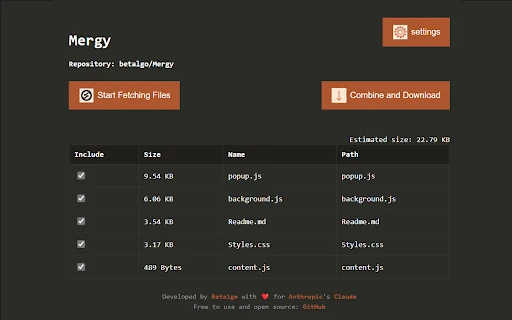 Mergy - Chrome Extension - AI Tool Ocean