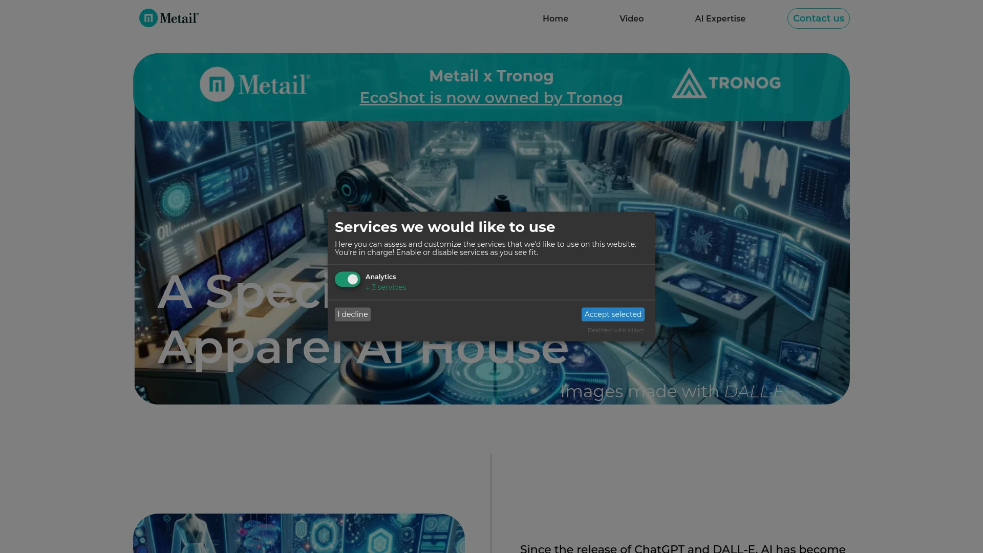 Metail - AI Tool Ocean