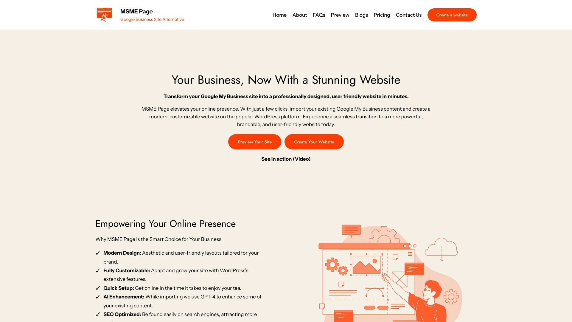 MSME Page - AI Tool Ocean