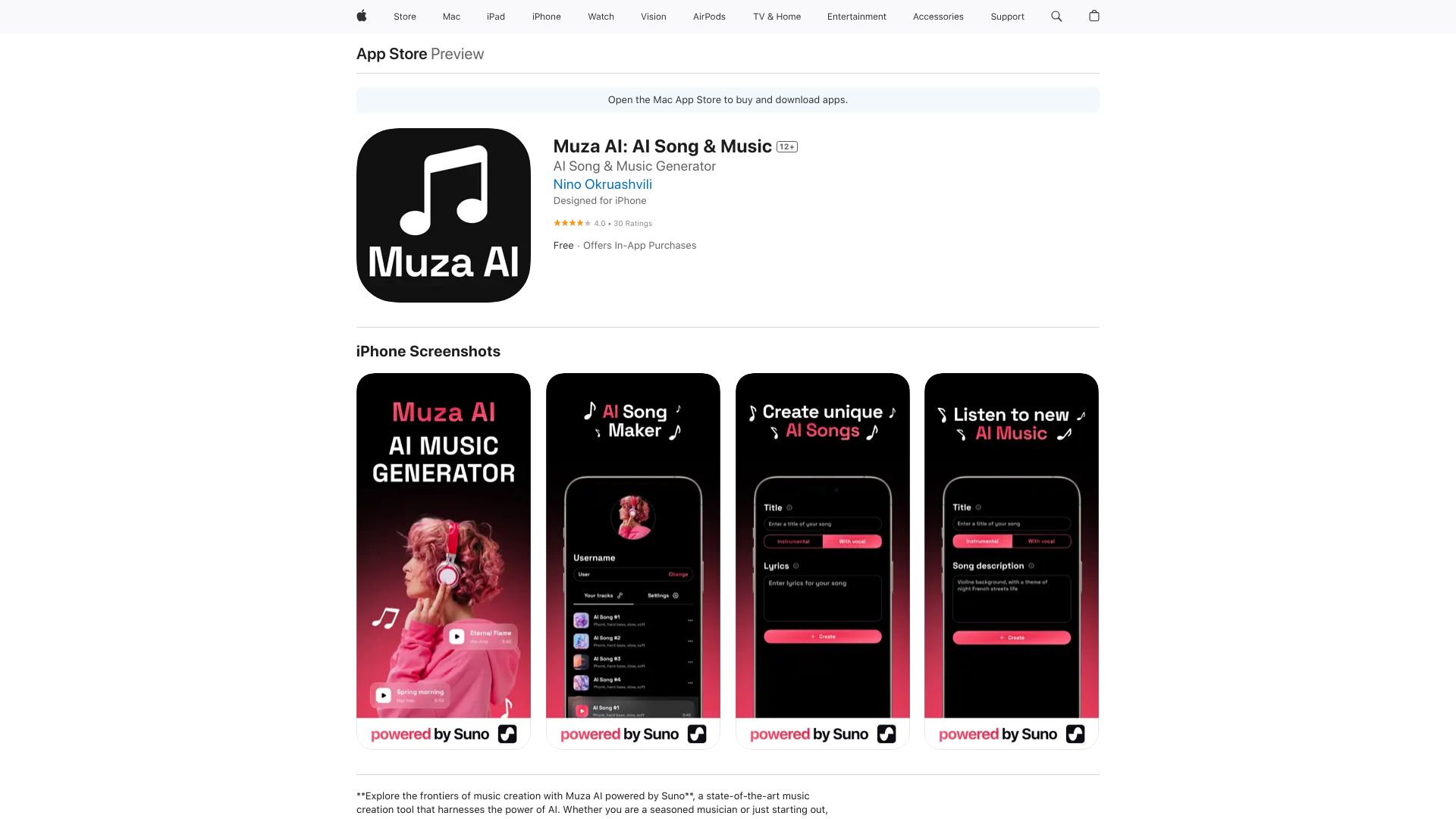 Muza AI: AI Song & Music - AI Tool Ocean