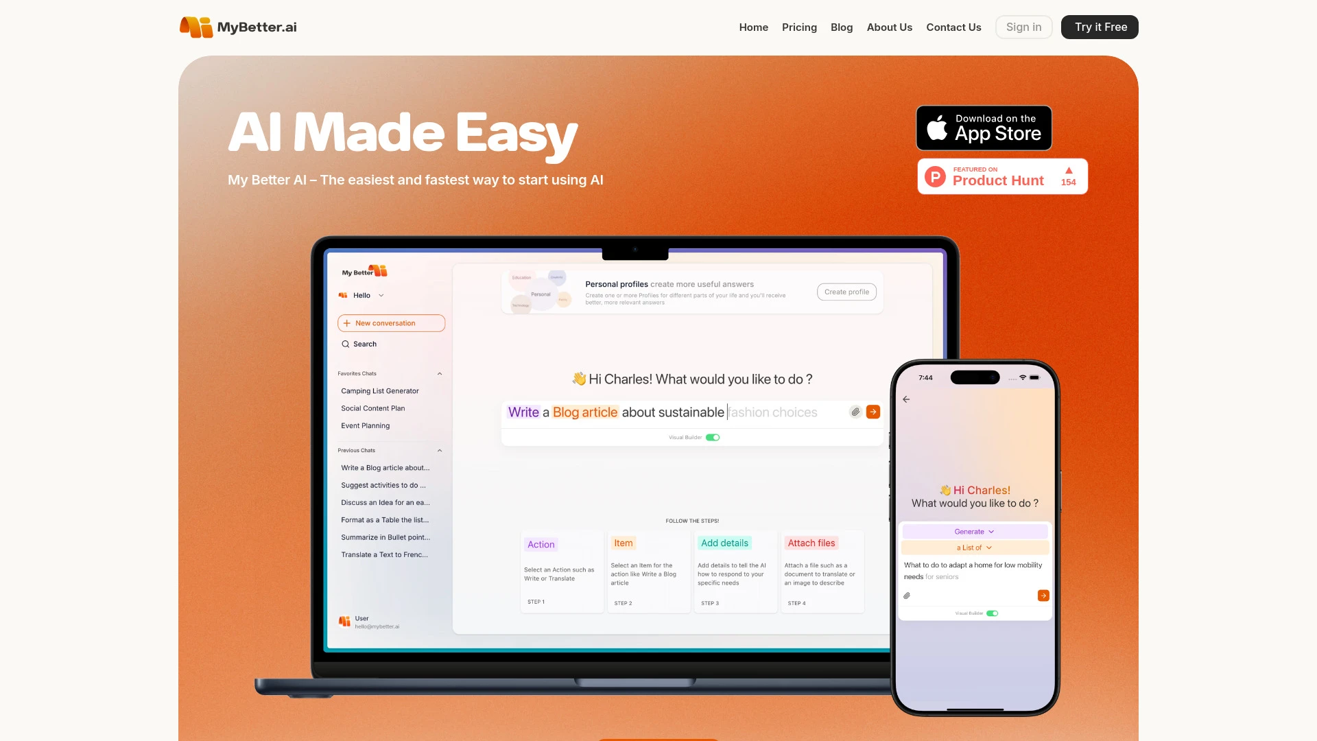 My Better AI - AI Tool Ocean