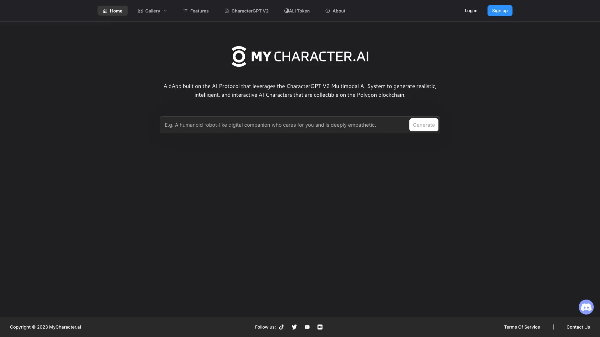 MyCharacter.AI - AI Tool Ocean