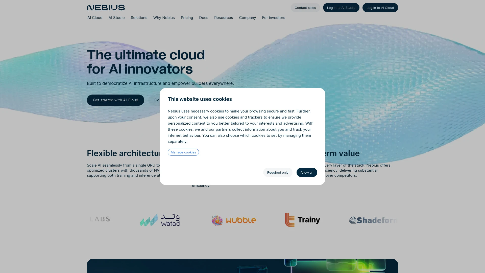 Nebius AI Cloud - AI Tool Ocean