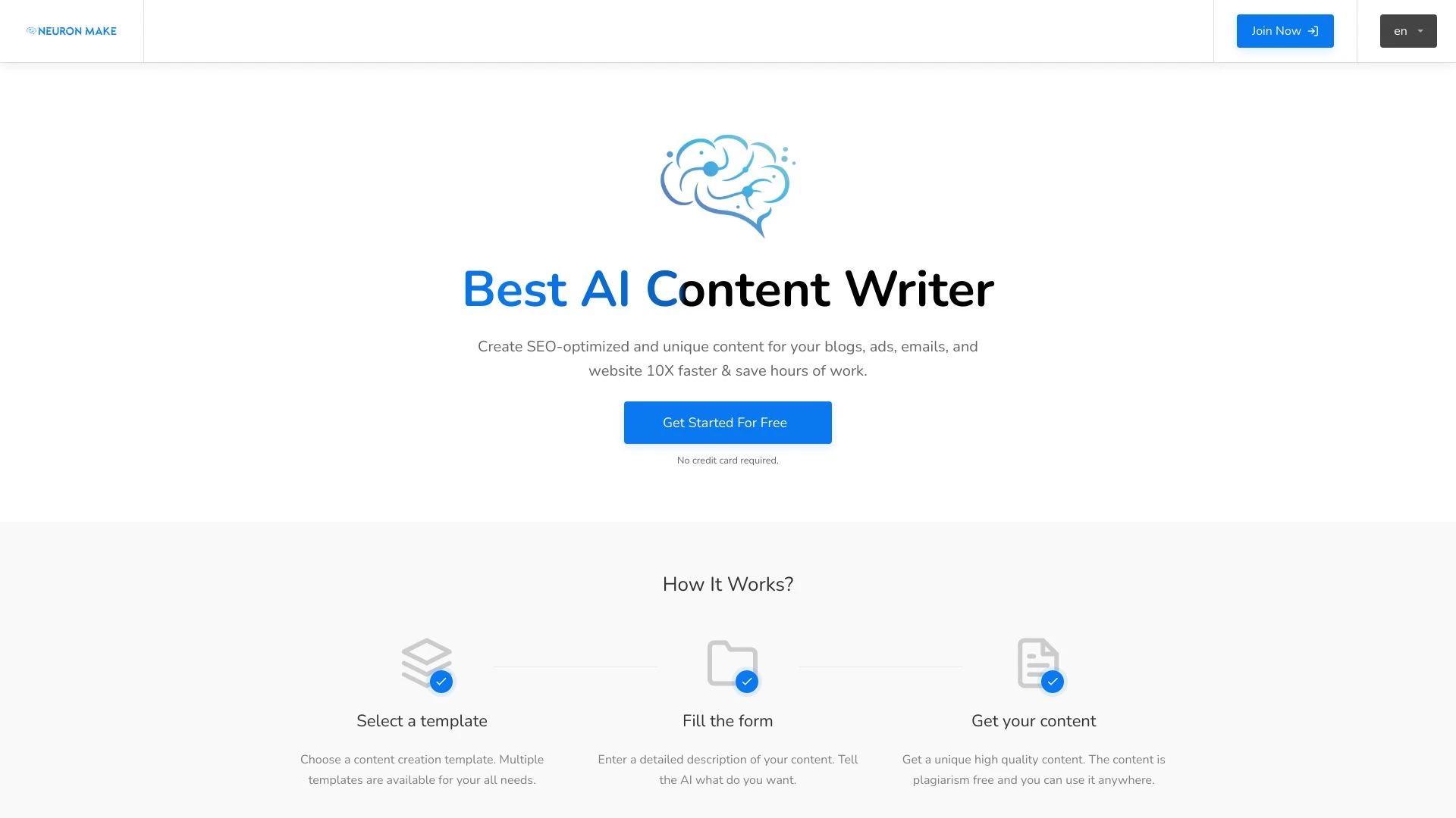 Neuron Make - AI Tool Ocean