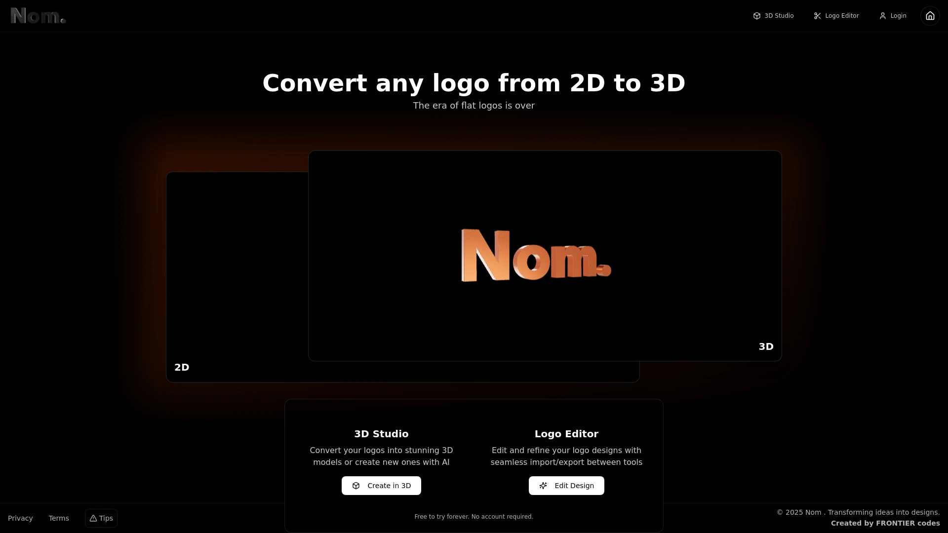 nom3d.studio - AI Tool Ocean