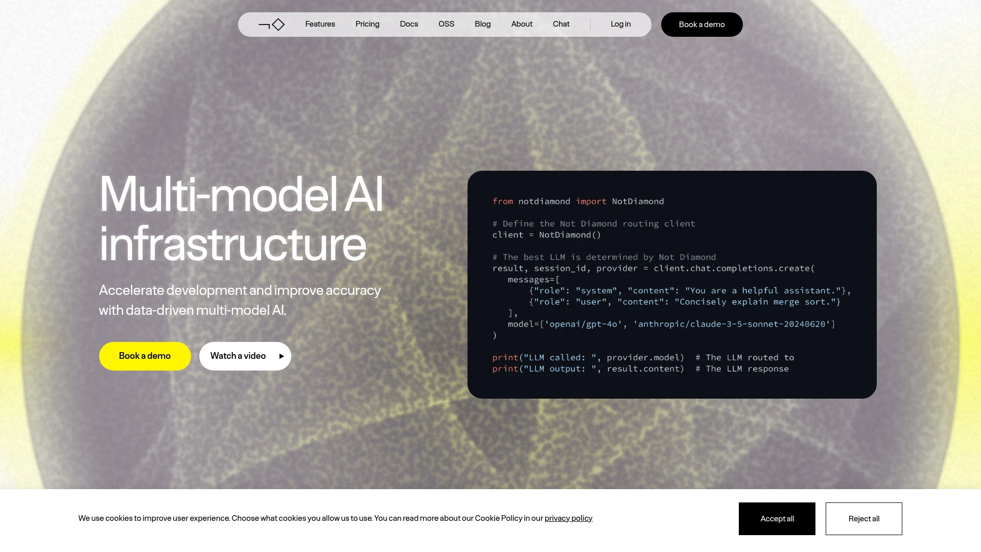 Not Diamond - AI Tool Ocean
