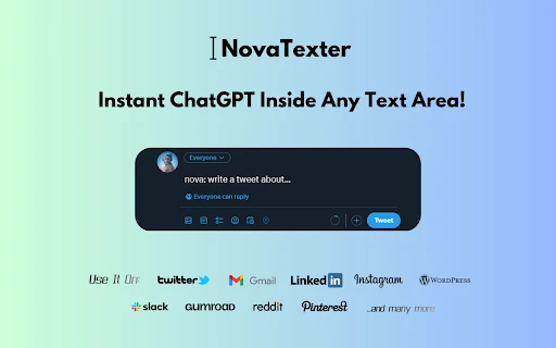 NovaTexter - Chrome Extension - AI Tool Ocean