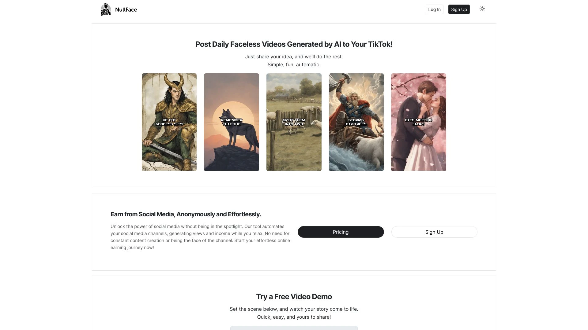 Nullface AI - AI Tool Ocean