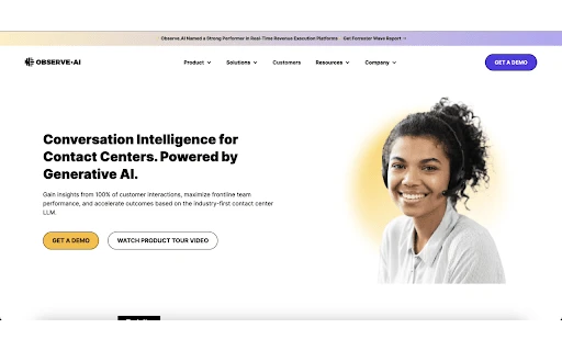 Observe.AI Screen Recorder Browser Extension - Chrome Extension - AI Tool Ocean