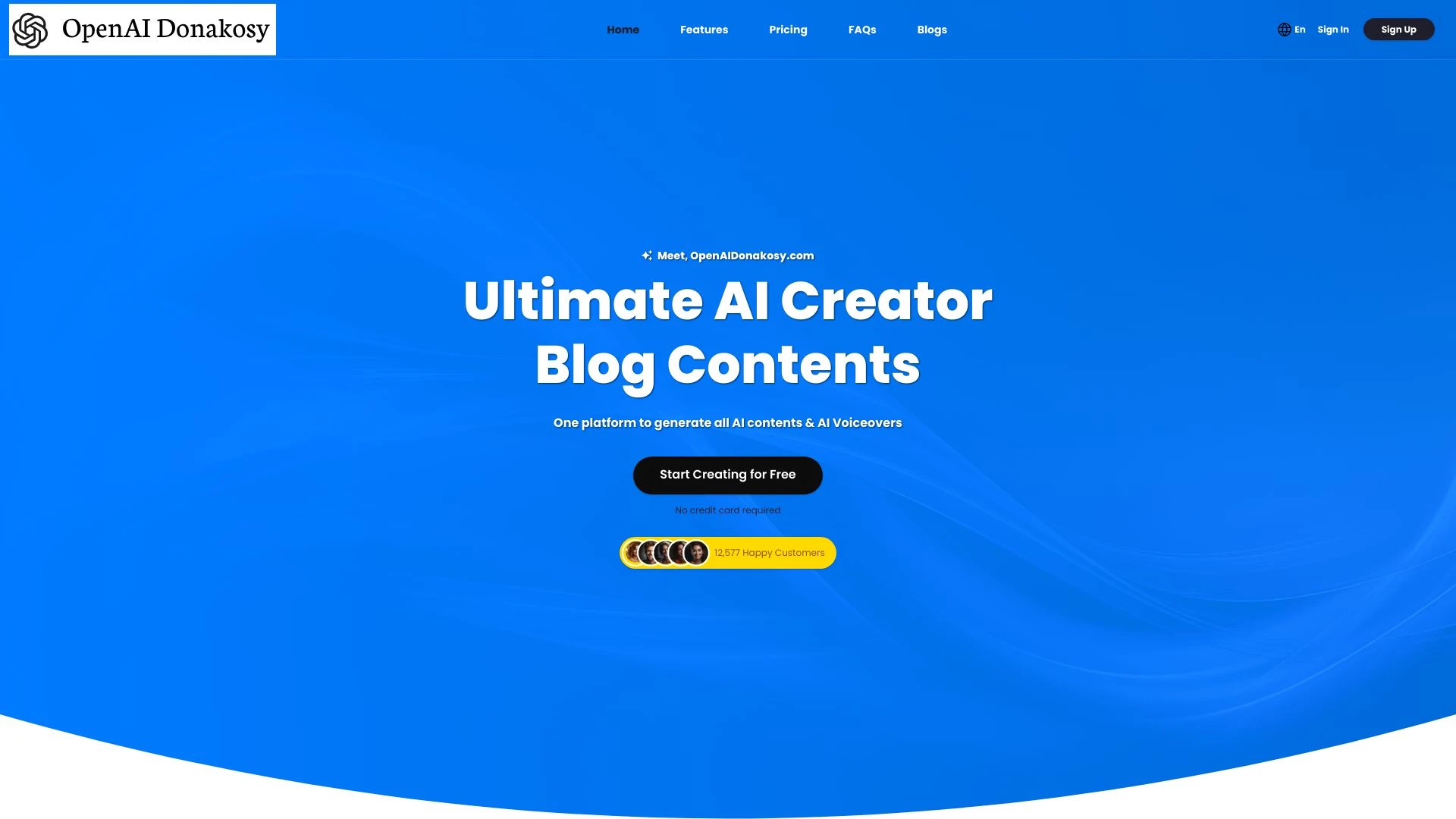 OpenAIDonakosy - AI Tool Ocean