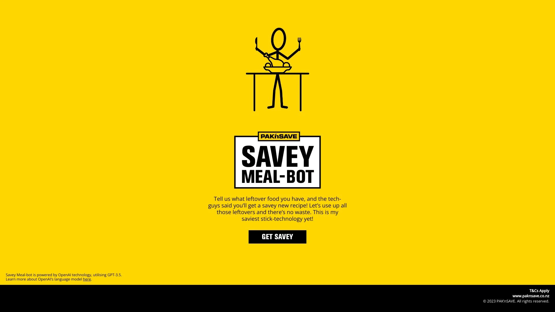 PAK'nSAVE Savey Meal-Bot - AI Tool Ocean