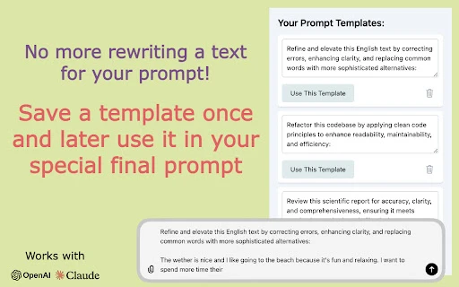 ParaPrompt - Chrome Extension - AI Tool Ocean