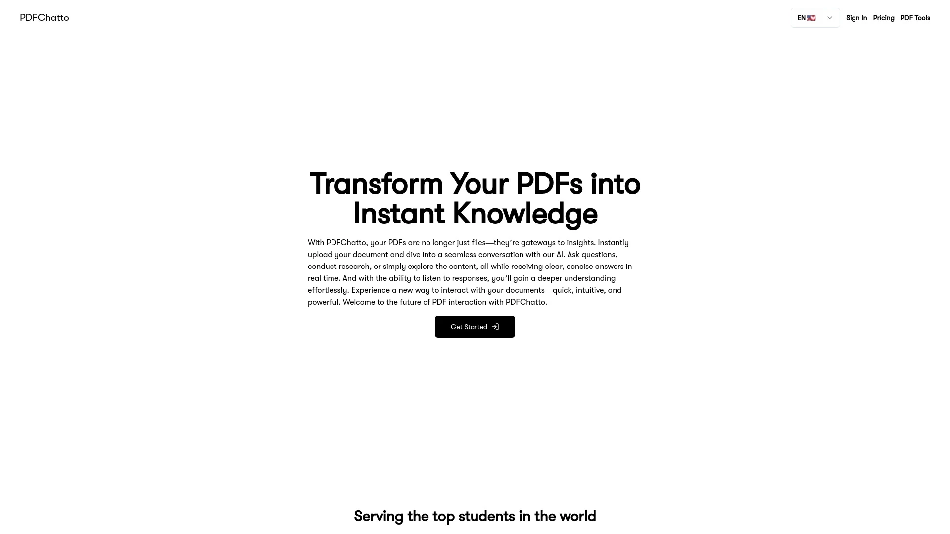 PDFChatto - AI Tool Ocean