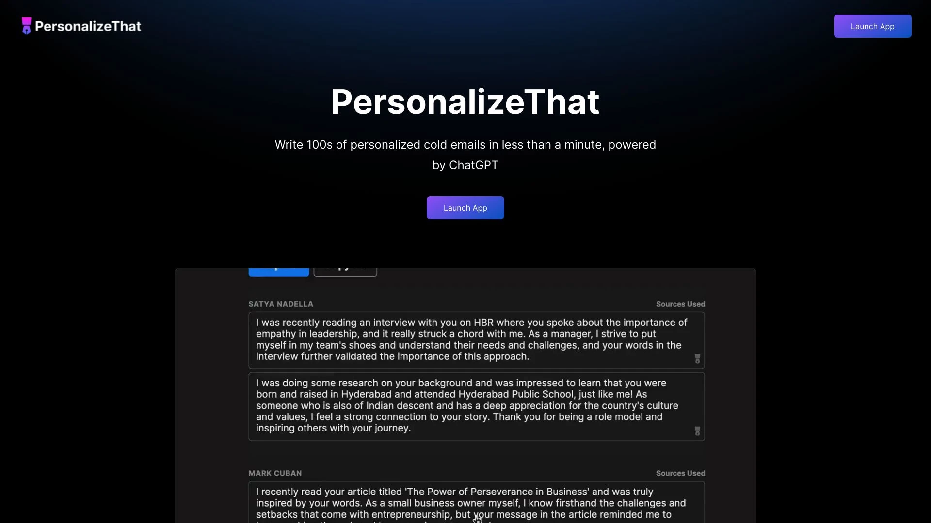 PersonalizeThat - AI Tool Ocean