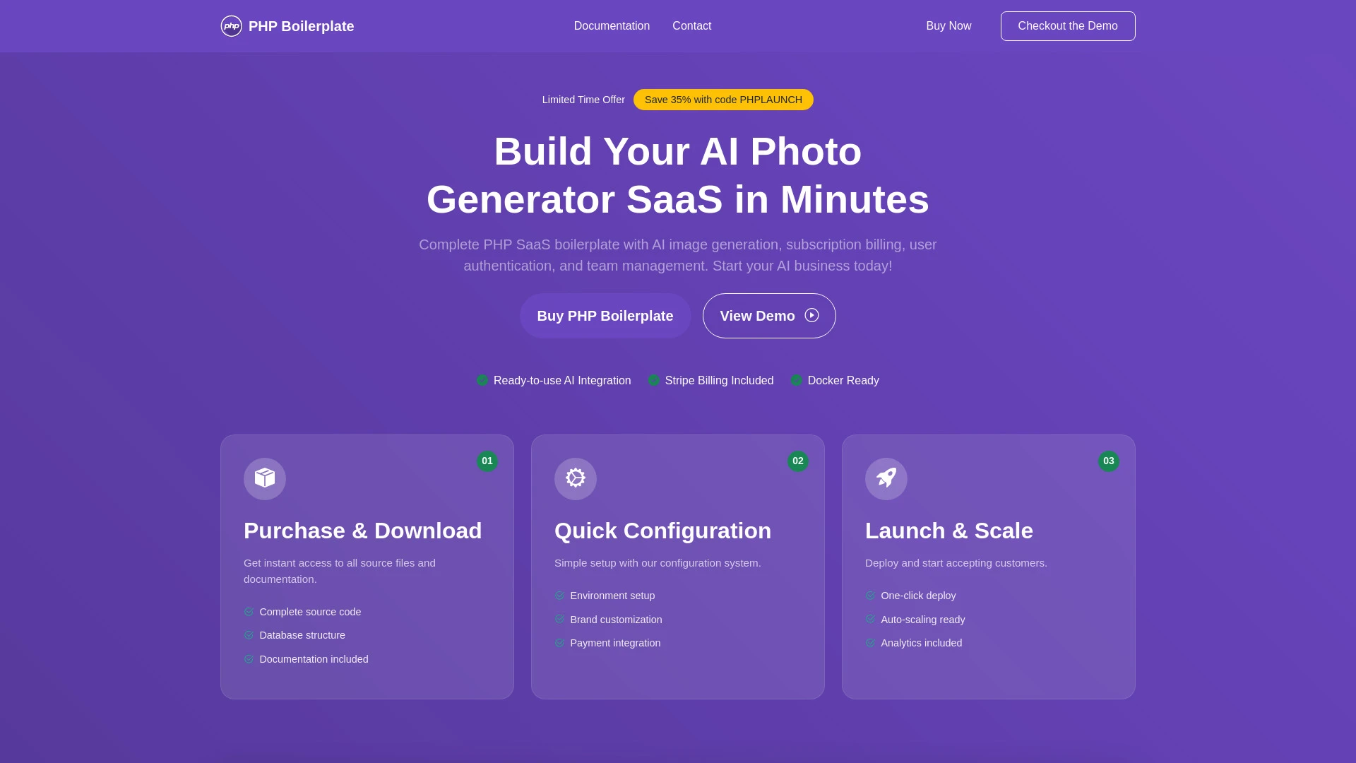PHP Boilerplate - AI Tool Ocean