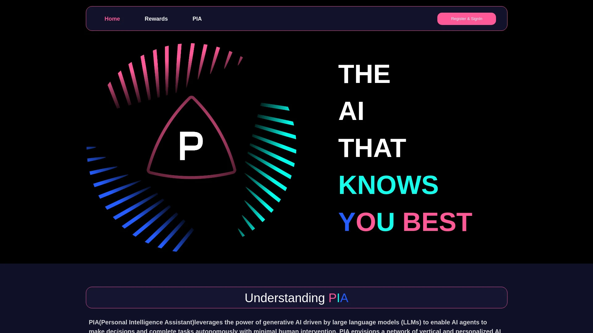 PIA (Personal Intelligence Assistant) - AI Tool Ocean
